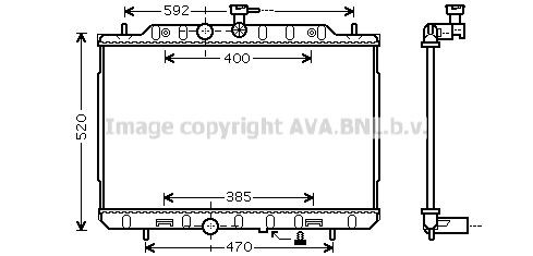 PRASCO DN2292: Radiator, racire motor