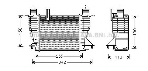 PRASCO DN4356: Intercooler
