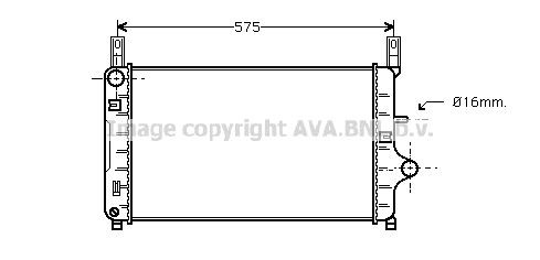 PRASCO FD2127: Radiator, racire motor