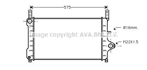 PRASCO FD2172: Radiaator, mootorijahutus