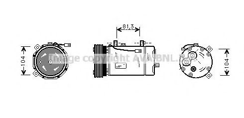PRASCO FDK267: Kliimakompressor
