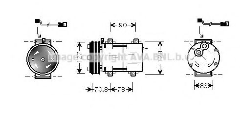 PRASCO FDK281: Kliimakompressor
