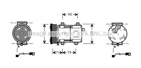 PRASCO FDK284: Kliimakompressor