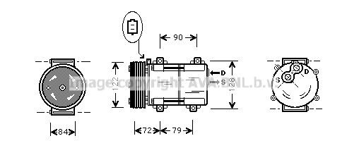 PRASCO FDK351: Kliimakompressor
