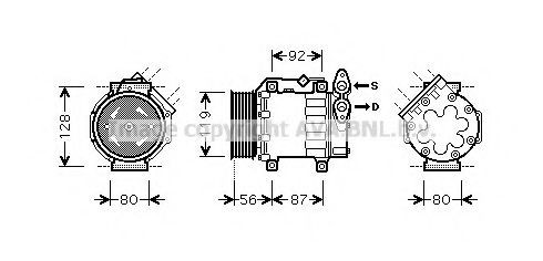 PRASCO FDK431: Kliimakompressor
