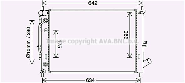 PRASCO FT2312: Radiator, racire motor cu cuplaje rapide