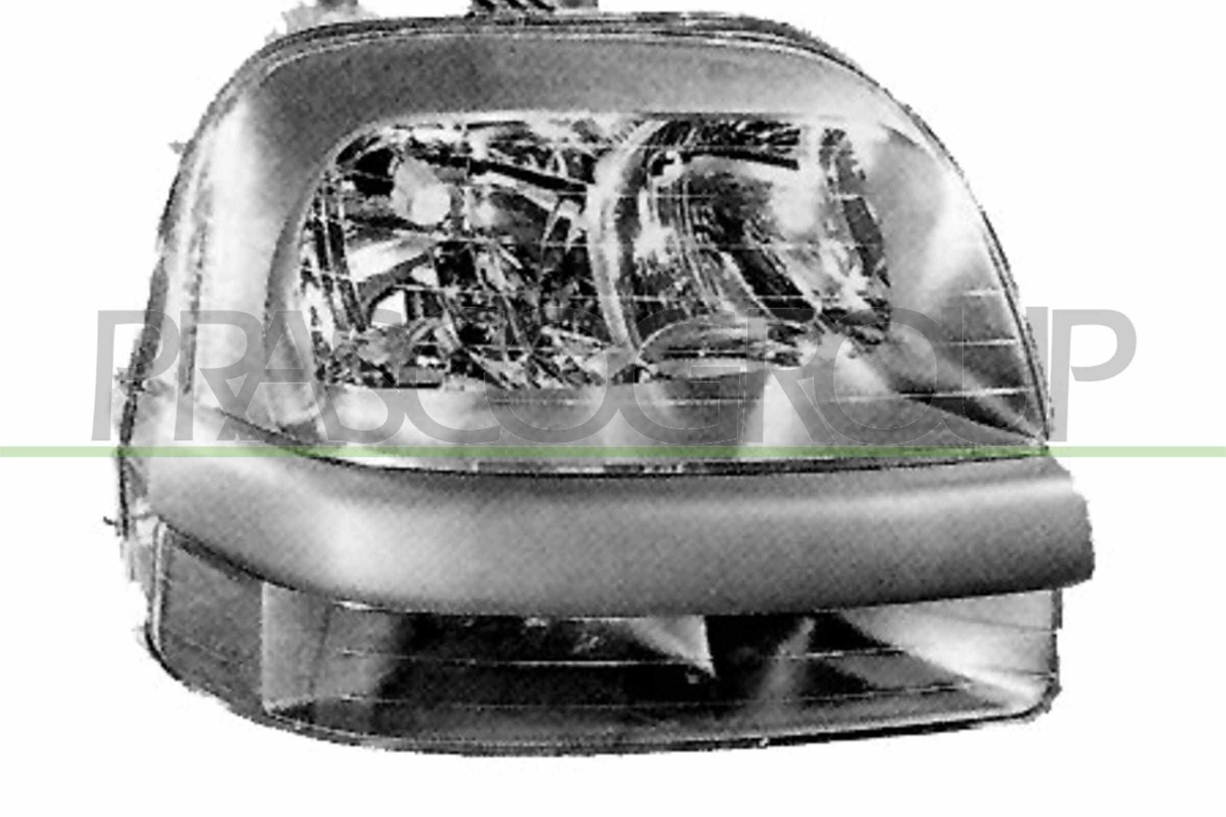 PRASCO FT9084814: Far stanga, H7/H1/H1, fara suport bec, fara motor reglaj LWR, Culoare lumina semnalizator: inchis