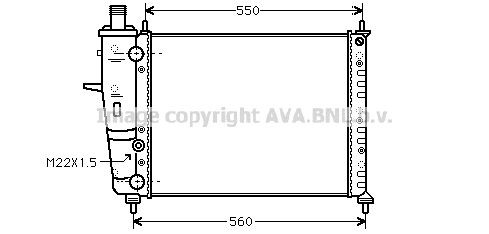 PRASCO FTA2159: Radiator, racire motor