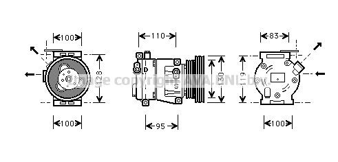 PRASCO FTK035: Compresor AC