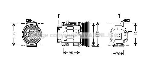 PRASCO FTK041: Compresor AC