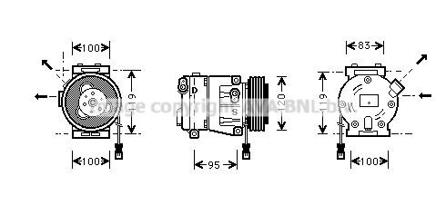 PRASCO FTK050: Kliimakompressor