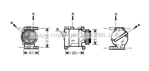 PRASCO FTK090: Compresor AC