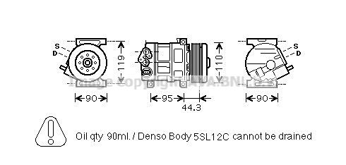 PRASCO FTK330: AC-kompressor