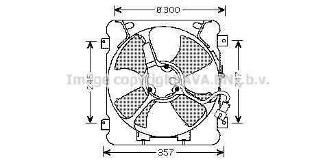 PRASCO HD7527: Ventilator, radiator 300mm