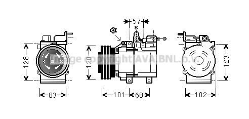 PRASCO HYK123: Kliimakompressor