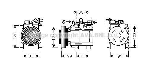 PRASCO HYK138: Kliimakompressor
