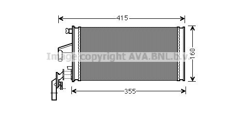 PRASCO IV6096: Schimbator caldura, incalzire habitaclu