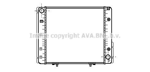 PRASCO MS2064: Radiator, racire motor