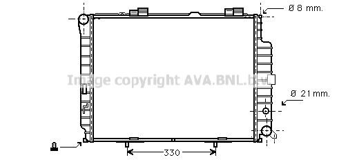 PRASCO MS2231: Radiator, racire motor