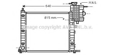PRASCO MS2264: Radiator, racire motor