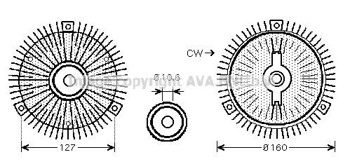 PRASCO MSC488: Cupla, ventilator radiator