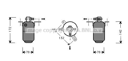 PRASCO MSD005: Uscator, aer conditionat fara teava, R134a