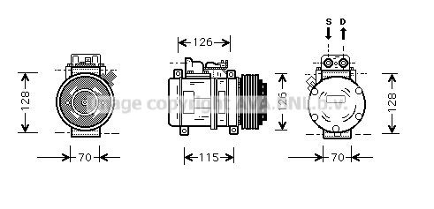 PRASCO MSK087: Kliimakompressor