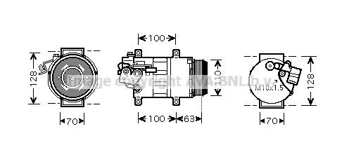 PRASCO MSK434: Kliimakompressor