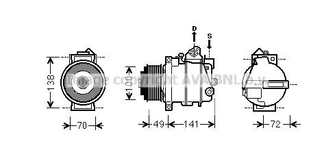 PRASCO MSK560: Kliimakompressor