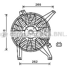 PRASCO MT7528: Ventilator, radiator 320mm