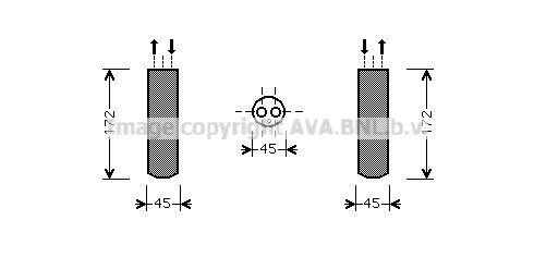PRASCO MZD185: Uscator, aer conditionat R134a