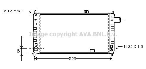 PRASCO OL2048: Radiator, racire motor