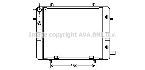 PRASCO OL2154: Radiator, racire motor