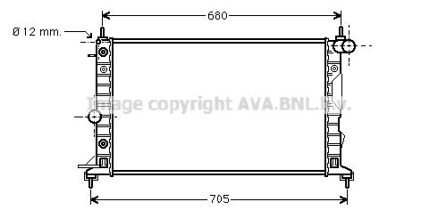 PRASCO OL2324: Radiaator, mootorijahutus