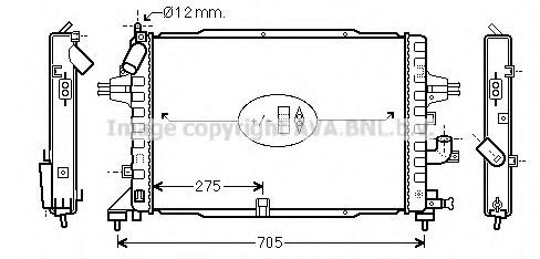 PRASCO OL2364: Radiator, racire motor