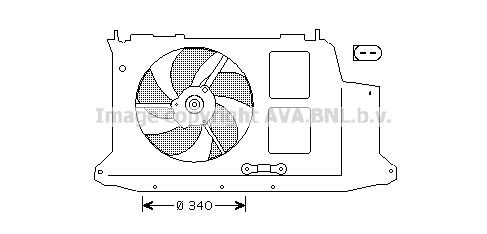 PRASCO OL2383: Radiaator, mootorijahutus