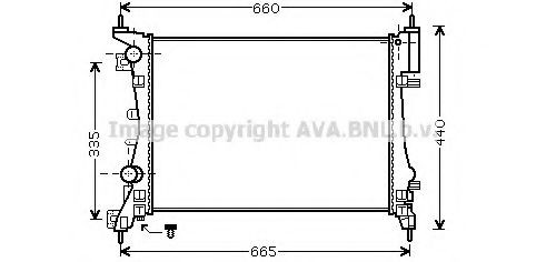 PRASCO OL2408: Radiator, racire motor