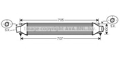 PRASCO OL4422: Intercooler cu cuplaje rapide