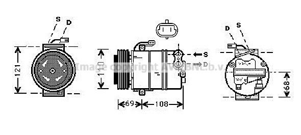 PRASCO OLAK317: Compresor AC