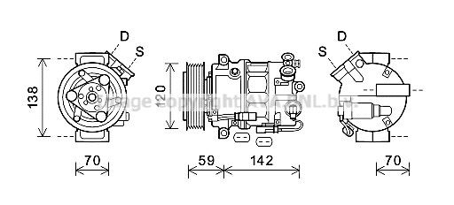 PRASCO OLK577: Compresor AC