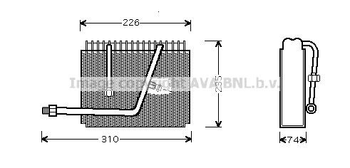 PRASCO OLV320: Evaporator, aer conditionat