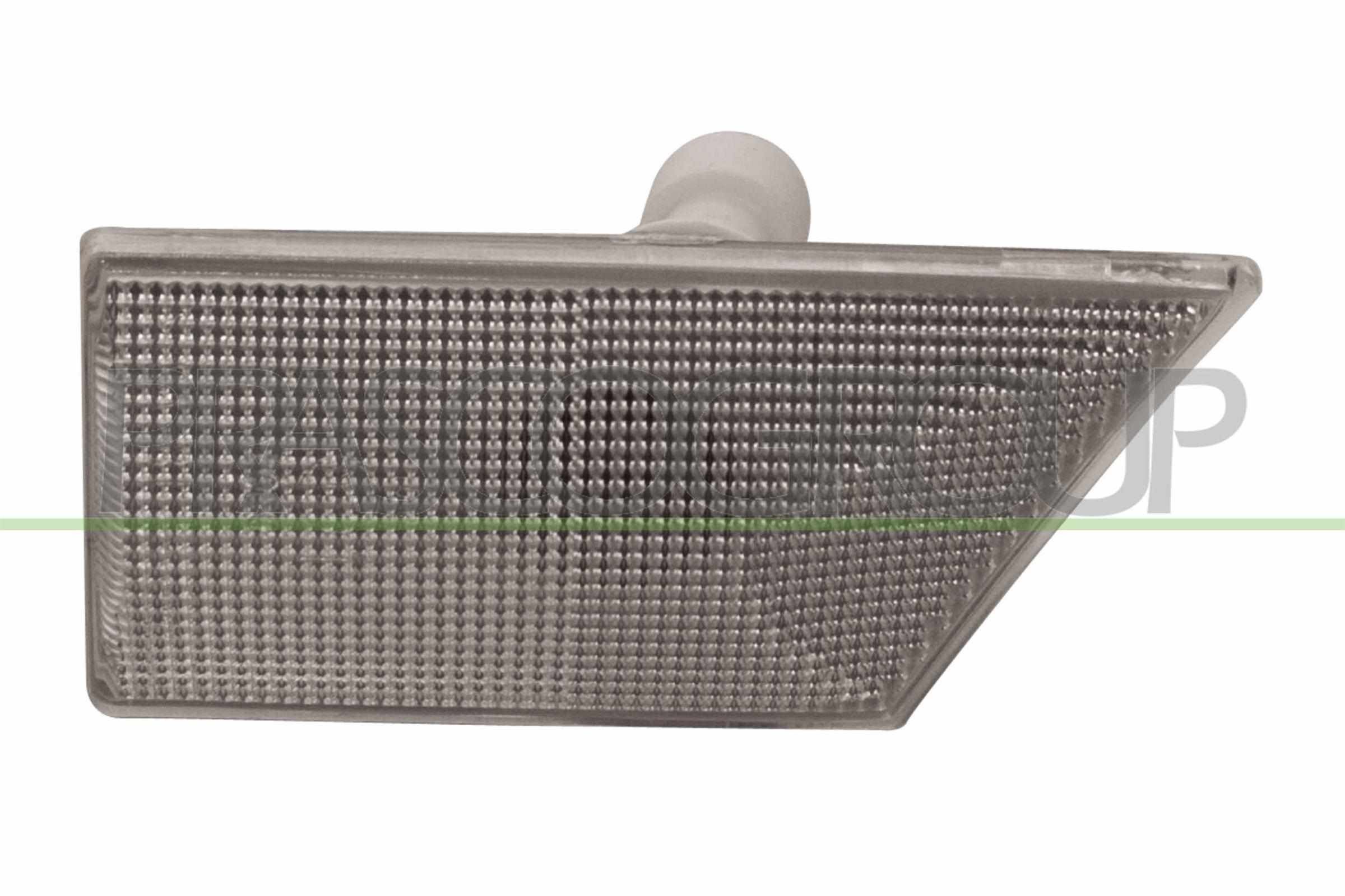 PRASCO OP0564041: Indicatore di direzione anteriore Dx, installazione laterale, bianco, con portalampada