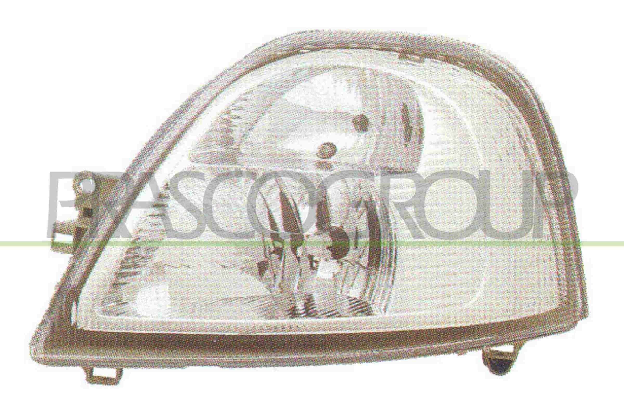 PRASCO OP9524903: Far dreapta, H7, H1, cu motor reglaj LWR
