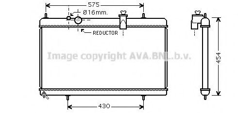 PRASCO PE2256: Radiaator, mootorijahutus