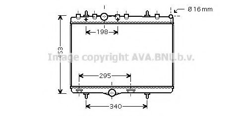 PRASCO PE2290: Radiaator, mootorijahutus
