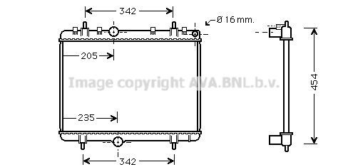 PRASCO PEA2330: Radiator, racire motor