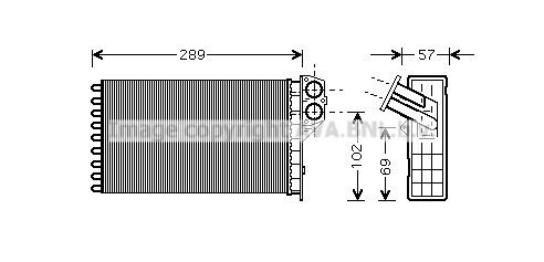 PRASCO PEA6226: Radiateur de chauffage sans tuyau