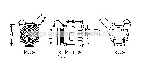 PRASCO PEK036: AC-kompressor