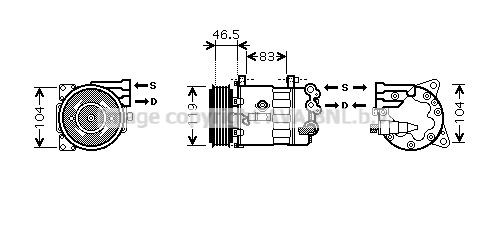 PRASCO PEK326: Kliimakompressor
