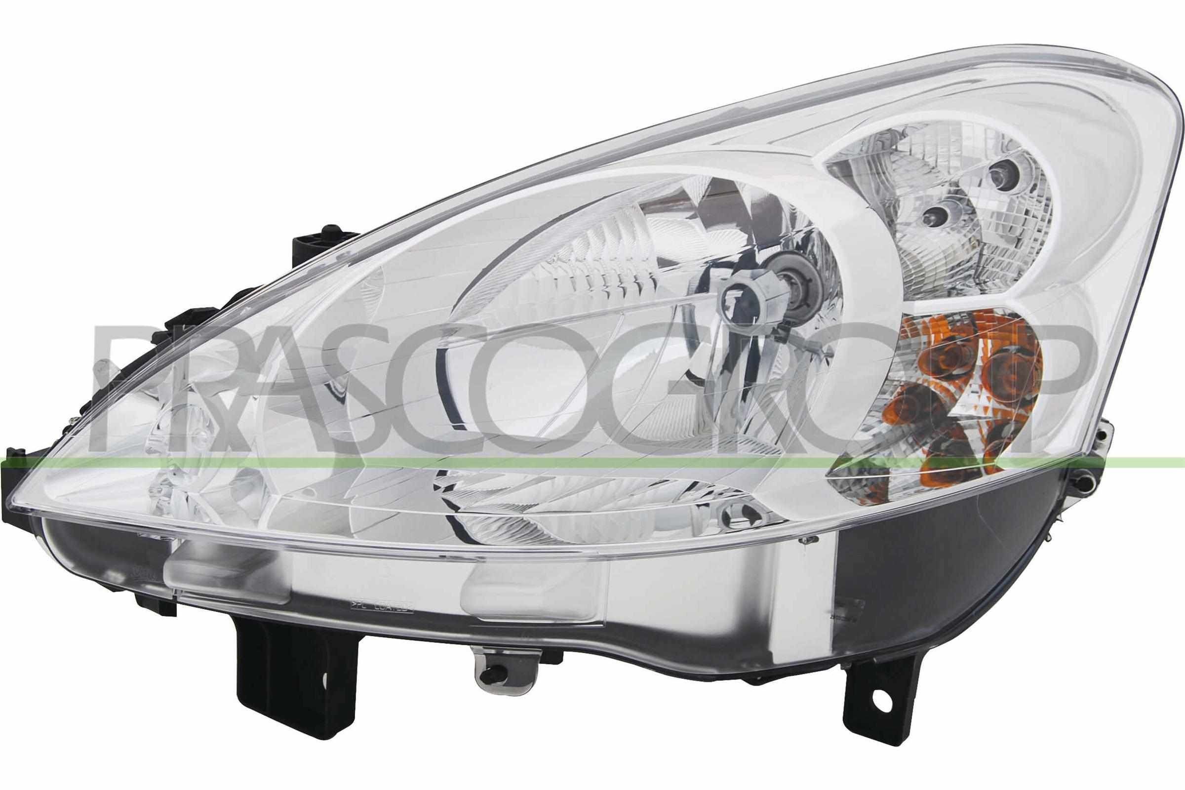 PRASCO PG9084814: Projecteur principal gauche, H4, avec commande pour correcteur de site projecteur
